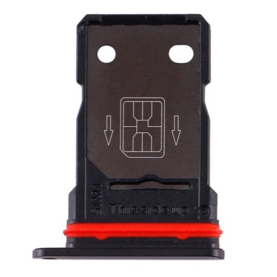 Sim Card Holder Tray For Oneplus 8 Pro Black - Maxbhi Com