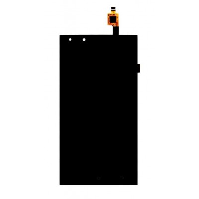 Lcd With Touch Screen For Micromax Canvas Fire 4g Q411 Black By - Maxbhi Com