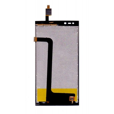 Lcd With Touch Screen For Micromax Canvas Fire 4g Q411 Black By - Maxbhi Com