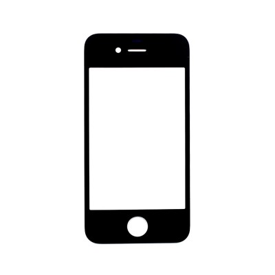 Glass For Apple Iphone 4g Black - Maxbhi Com