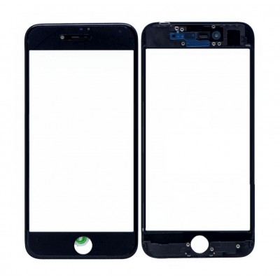 Replacement Front Glass For Apple Iphone Se 2020 Black By - Maxbhi Com