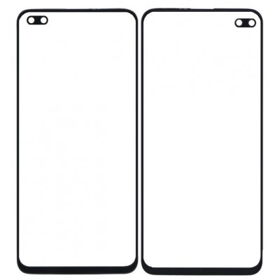 Replacement Front Glass For Realme 6 Pro Blue By - Maxbhi Com