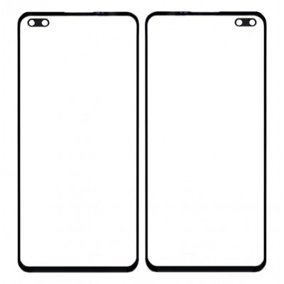 Replacement Front Glass For Realme X50 Pro 5g White By - Maxbhi Com