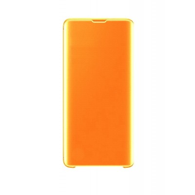 Flip Cover For Motorola One Hyper Amber By - Maxbhi Com