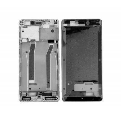 Lcd Frame Middle Chassis For Xiaomi Redmi 3s Prime Black By - Maxbhi Com