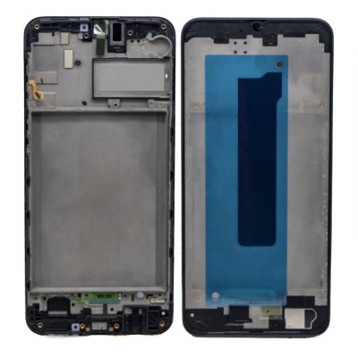 Lcd Frame Middle Chassis For Samsung Galaxy M30s Black By - Maxbhi Com