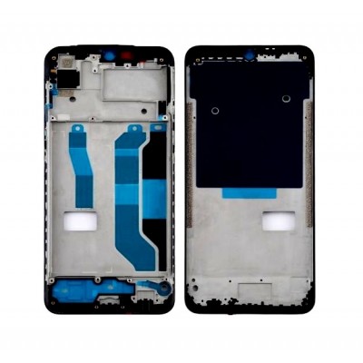 Lcd Frame Middle Chassis For Realme 3 Pro Purple By - Maxbhi Com
