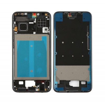 Lcd Frame Middle Chassis For Huawei Honor 10 Black By - Maxbhi Com