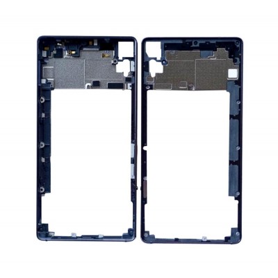 Lcd Frame Middle Chassis For Lenovo Vibe Shot Crimson By - Maxbhi Com