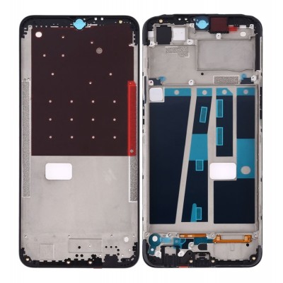 Lcd Frame Middle Chassis For Oppo A7 Blue By - Maxbhi Com