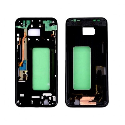 Lcd Frame Middle Chassis For Samsung Galaxy S8 Black By - Maxbhi Com