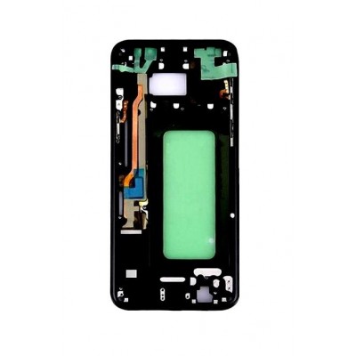 Lcd Frame Middle Chassis For Samsung Galaxy S8 Black By - Maxbhi Com