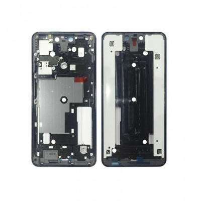 Lcd Frame Middle Chassis For Google Pixel 3 Xl Black By - Maxbhi Com