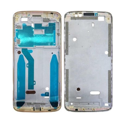 Lcd Frame Middle Chassis For Moto G6 Play Gold By - Maxbhi Com