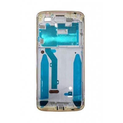 Lcd Frame Middle Chassis For Moto G6 Play Gold By - Maxbhi Com