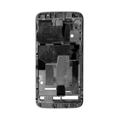 Lcd Frame Middle Chassis For Moto M Black By - Maxbhi Com