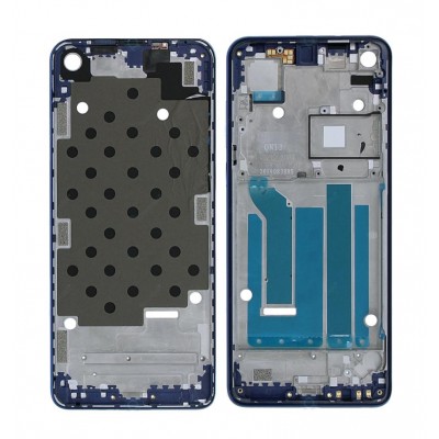 Lcd Frame Middle Chassis For Motorola One Vision White By - Maxbhi Com