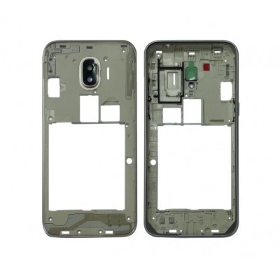 Lcd Frame Middle Chassis For Samsung Galaxy J2 Pro 2018 White By - Maxbhi Com