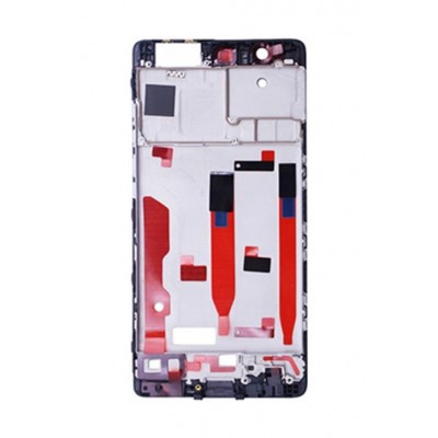 Lcd Frame Middle Chassis For Huawei P9 Red By - Maxbhi Com