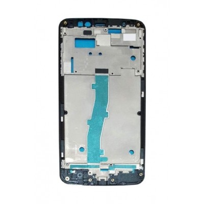 Lcd Frame Middle Chassis For Moto E4 White By - Maxbhi Com
