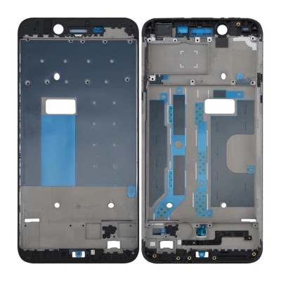 Lcd Frame Middle Chassis For Oppo F3 Black By - Maxbhi Com