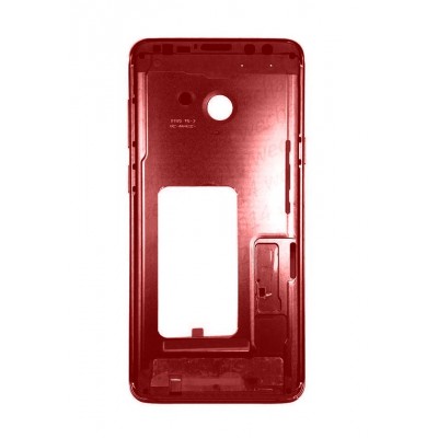 Lcd Frame Middle Chassis For Samsung Galaxy S9 Red By - Maxbhi Com