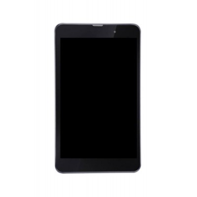 Lcd Frame Middle Chassis For Iball Slide Wings 4gp Silver Chrome By - Maxbhi Com