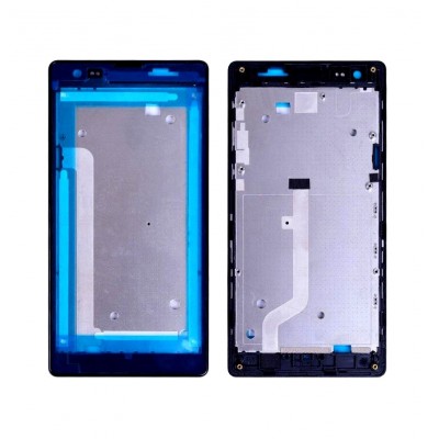 Lcd Frame Middle Chassis For Xiaomi Redmi 1s Blue By - Maxbhi Com