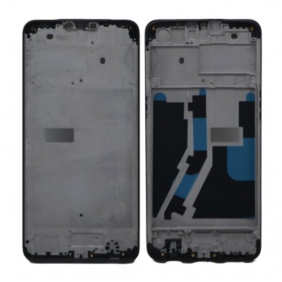 Lcd Frame Middle Chassis For Realme C1 2019 Black By - Maxbhi Com