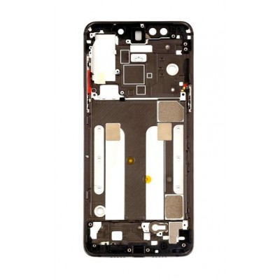 Lcd Frame Middle Chassis For Xiaomi Mi Mix 3 5g Black By - Maxbhi Com