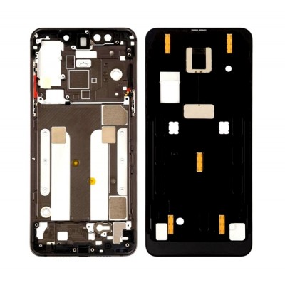 Lcd Frame Middle Chassis For Xiaomi Mi Mix 3 5g White By - Maxbhi Com