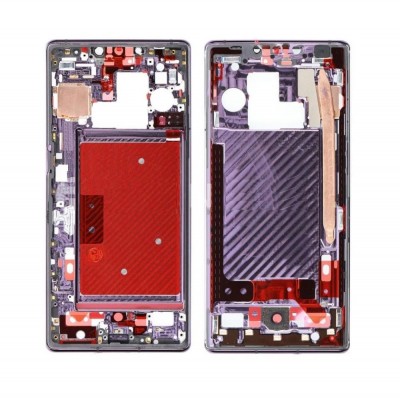 Lcd Frame Middle Chassis For Huawei Mate 30 Pro 5g Purple By - Maxbhi Com