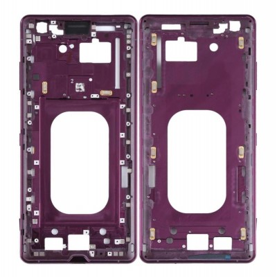 Lcd Frame Middle Chassis For Sony Xperia Xz3 Red By - Maxbhi Com