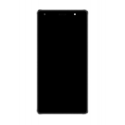 Lcd Frame Middle Chassis For Lyf F1s White By - Maxbhi Com
