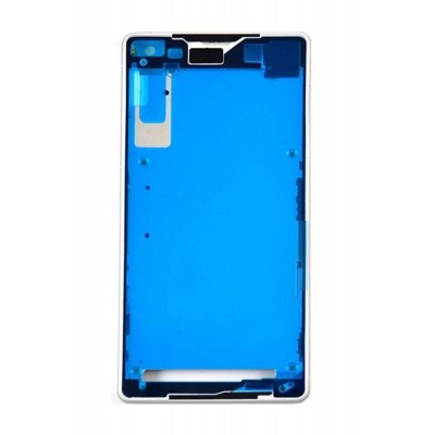 Lcd Frame Middle Chassis For Sony Xperia Z2 White By - Maxbhi Com
