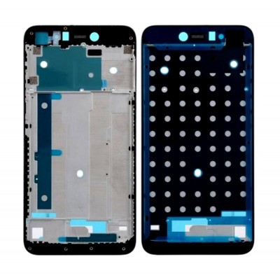 Lcd Frame Middle Chassis For Xiaomi Redmi Y1 Lite Black By - Maxbhi Com