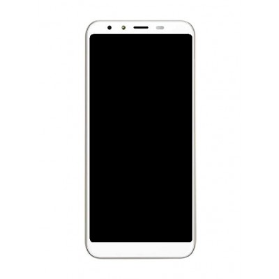 Lcd Frame Middle Chassis For Ivoomi I2 Lite White By - Maxbhi Com