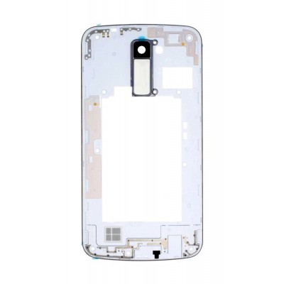 Lcd Frame Middle Chassis For Lg Stylus 2 White By - Maxbhi Com