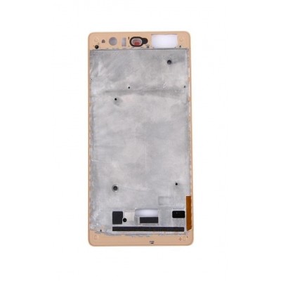 Lcd Frame Middle Chassis For Huawei P9 Plus Gold By - Maxbhi Com