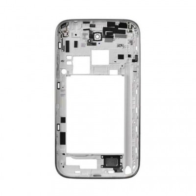Lcd Frame Middle Chassis For Samsung Galaxy Note Ii N7100 Blue By - Maxbhi Com