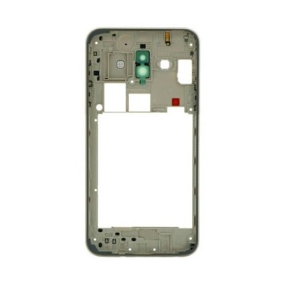 Lcd Frame Middle Chassis For Samsung Galaxy J7 Plus Black By - Maxbhi Com