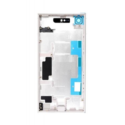Lcd Frame Middle Chassis For Sony Xperia Xz1 White By - Maxbhi Com