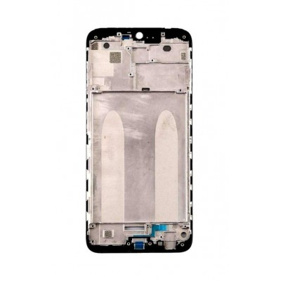 Lcd Frame Middle Chassis For Xiaomi Redmi 8a Dual Black By - Maxbhi Com