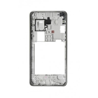 Lcd Frame Middle Chassis For Samsung Galaxy J2 Prime Silver By - Maxbhi Com