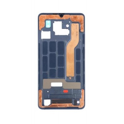 Lcd Frame Middle Chassis For Huawei Mate 20 X Black By - Maxbhi Com