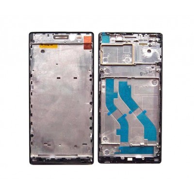 Lcd Frame Middle Chassis For Lenovo Vibe X2 Black By - Maxbhi Com