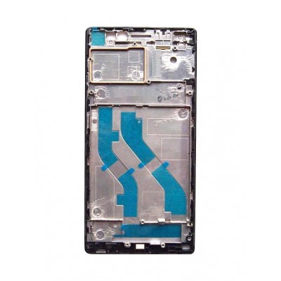Lcd Frame Middle Chassis For Lenovo Vibe X2 Black By - Maxbhi Com