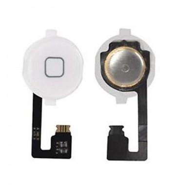 Home Button Outer For Apple Iphone 4s White By - Maxbhi Com