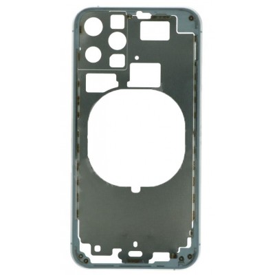 Lcd Frame Middle Chassis For Apple Iphone 11 Pro Silver By - Maxbhi Com
