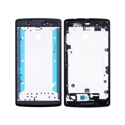 Lcd Frame Middle Chassis For Lenovo A1000 Black By - Maxbhi Com